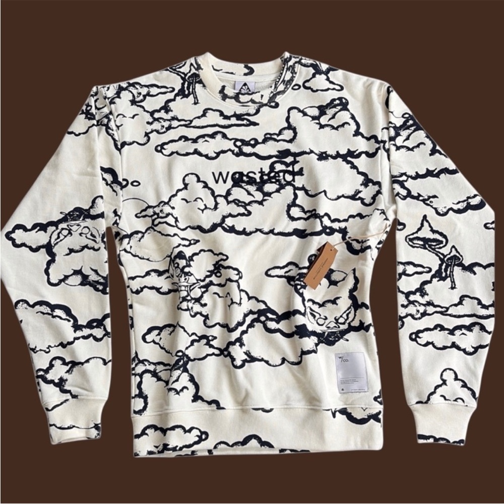 NWT Wasted Collective Cloud Sweatshirt Generous Small